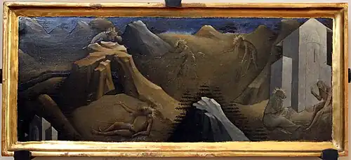 Panneau de gauche : Saint Onofrio