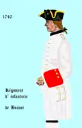 régiment de Beauce de 1740 à 1749
