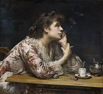 1894 Dans le bleu, Toulouse, musée des Augustins.