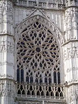 Rosace sud du transept.