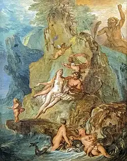 Nicolas Bertin, Acis et Galatée (XVIIIe&nbsp;siècle), musée des Beaux-Arts de Carcassonne.