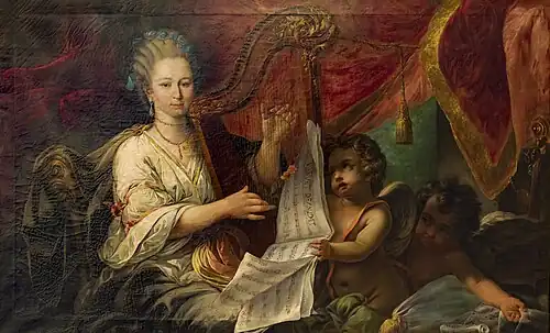 Portrait de Mlle&nbsp;Julie de Puymaurin Marcassus.