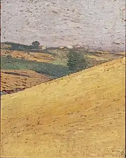 Henri Martin, Paysage du Lauragais (1891).
