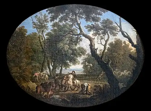 Voyageurs attaqués par des voleurs, musée des Beaux-Arts de Carcassonne