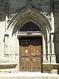 Le portail d'entrée de l'église.