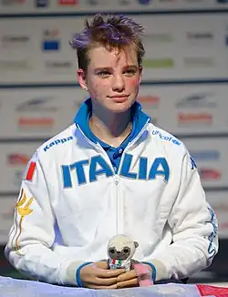 Beatrice Vio aux championnats d'Europe 2014.