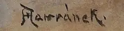 signature de Bedřich Havránek