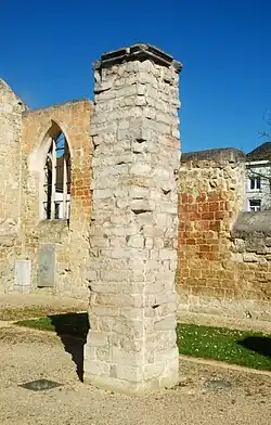 Pilier en maçonnerie.