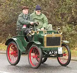 Photo de la course de voitures anciennes Londres-Brighton en 2009.