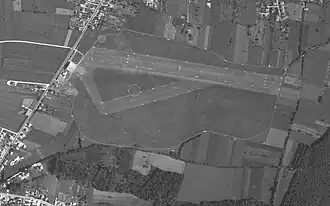 Aéroport d'Angoulême - Bel Air en 1970.