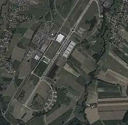 L'ancien aéroport de Belfort - Fontaine en 2013.