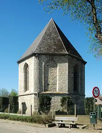 Vue axiale du chevet.