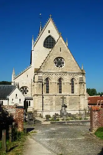 L'église vue de l'est.