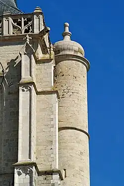 Sommet de la tourelle.