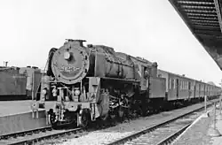 Voitures M2 à l’époque de la traction à vapeur.