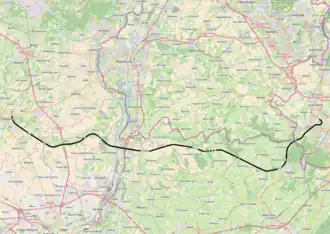 Voir la carte de la ligne.