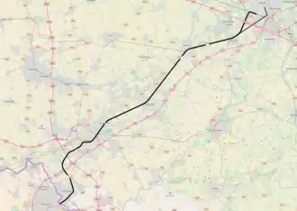 Voir la carte de la ligne.