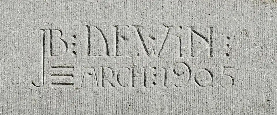 La signature de Jean-Baptiste Dewin.