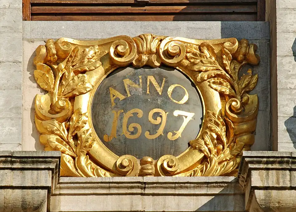 Cartouche «&nbsp;Anno 1697&nbsp;».