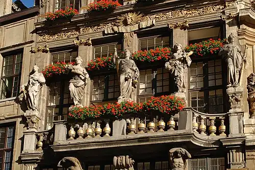 Allégorie de la Justice et des continents.