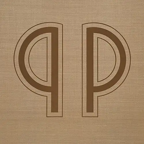 Logo ornant un store.