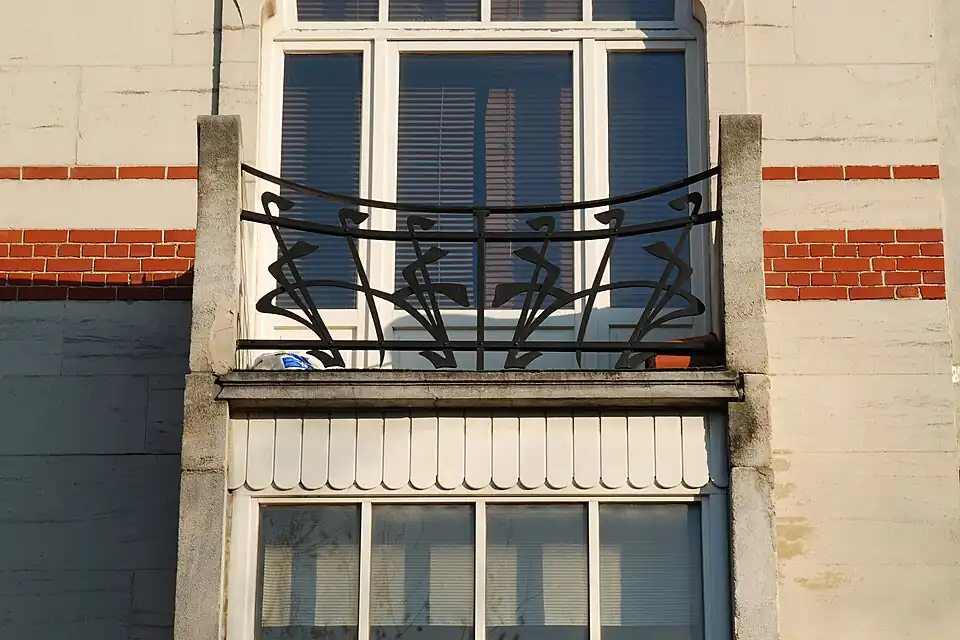 Le balcon de l'oriel.