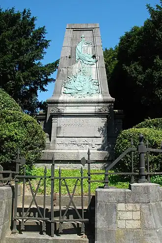 Le monument aux Belges.