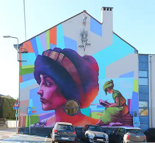 La fresque de Lazoo.