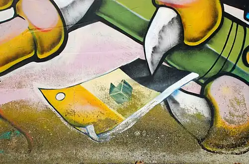 Parking du Sablon : «&nbsp;Narvaland&nbsp;».