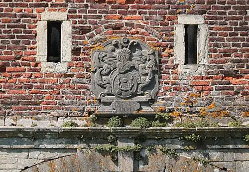 Le blason daté 1754.