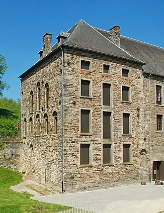 L'angle sud-est(état 2017).