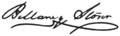 Signature de Bellamy Storer