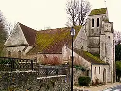 L'église Saint-Nicolas depuis le nord.
