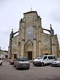 Façade de l'église.