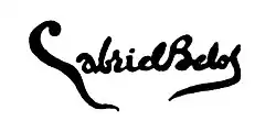 signature de Gabriel Belot