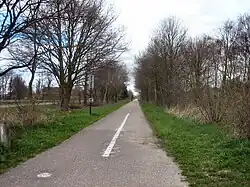 Au sud de Baarle-Nassau, piste cylcable.