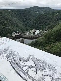 Belvédère du barrage de Marèges