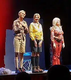 Vittoria Belvedere, Benedicta Boccoli et Debora CaprioglioDonne in pericolo, Théâtre Saint-Dominique&nbsp;(it), Crema, 1er décembre 2024.