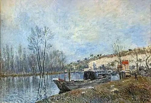 Les Bords du Loing vers Moret (1883)Toulouse, Fondation Bemberg.