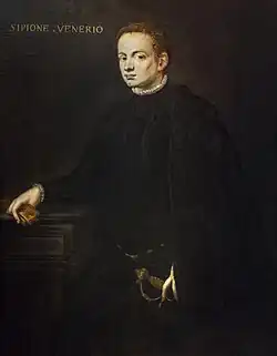 Portrait de Scipione Venerio par Jacopo Tintoretto