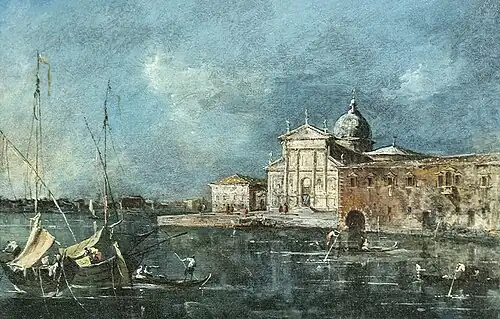 Vue de San Giorgio Maggiore,Francesco Guardi, 1765Fondation Bemberg.