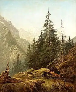 The Wetterhorn from above Rosenlaui, entre 1889 et 1898