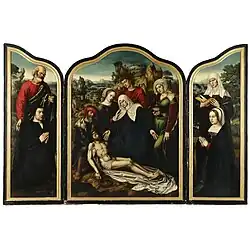 Benson. Triptyque de la déploration du Christ