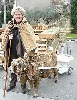 Bergère conduisant son flouca