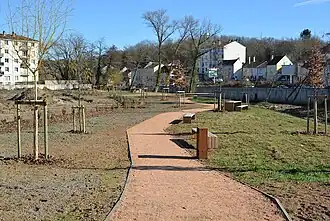 Nouveau chemin longeant le Sichon