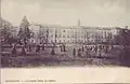 Jardin du pensionnat rue de la Loi vers 1903.