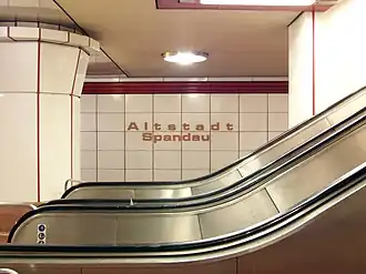 Intérieur décoré de la station