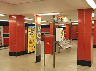 Le quai de la ligne U8