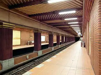 Intérieur de la station