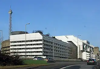 ICC-Parkhaus mit Dachgarten (von Südosten)